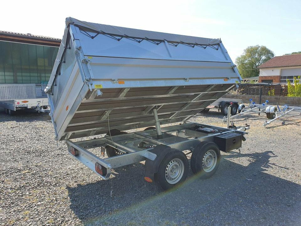 Böckmann PKW-Anhänger Kipper 3,0t Stahlkastenaufsatz - Remorque benne: photos 5 Böckmann PKW-Anhänger Kipper 3,0t Stahlkastenaufsatz - Remorque benne: photos 5
