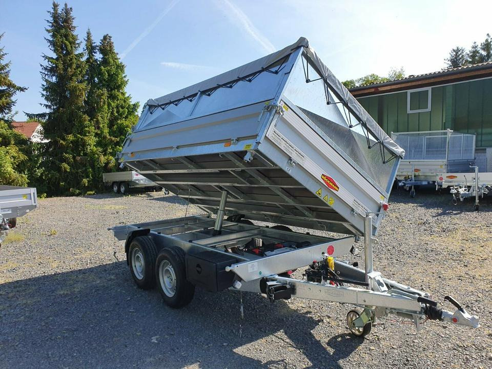 Remorque benne Böckmann PKW-Anhänger Kipper 3,0t Stahlkastenaufsatz: photos 7 Remorque benne Böckmann PKW-Anhänger Kipper 3,0t Stahlkastenaufsatz: photos 7