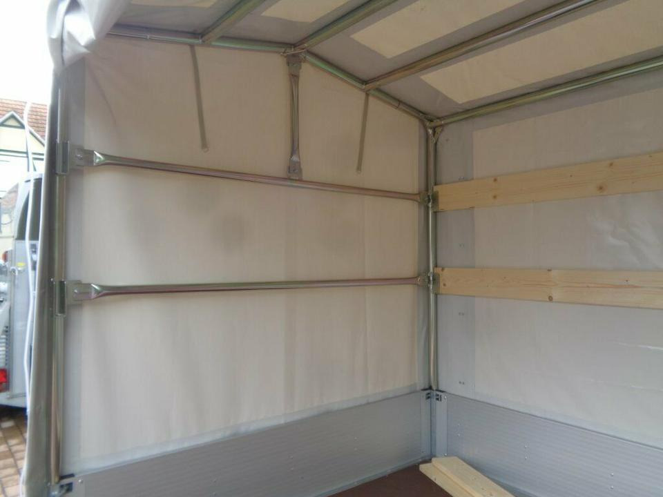 PKW-Anhänger Hochlader 2,7 to. HL-AL 4118/27 F Plane u. Sp. - Remorque rideaux coulissants: photos 4 PKW-Anhänger Hochlader 2,7 to. HL-AL 4118/27 F Plane u. Sp. - Remorque rideaux coulissants: photos 4