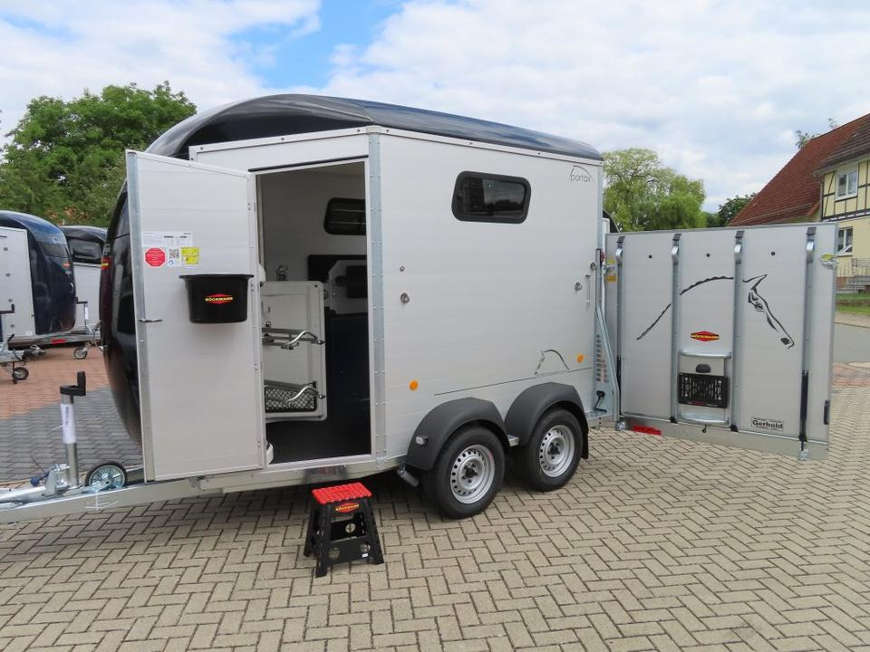Pferdeanhänger Böckmann Portax K, Sattelk. Entladeklappe, 100 k. - Van chevaux: photos 2 Pferdeanhänger Böckmann Portax K, Sattelk. Entladeklappe, 100 k. - Van chevaux: photos 2