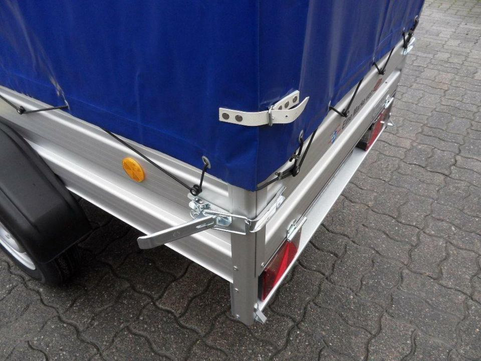 Pkw Anhänger, 750 kg, Alu Plane und Spriegel, 100 km/h - Remorque voiture: photos 4 Pkw Anhänger, 750 kg, Alu Plane und Spriegel, 100 km/h - Remorque voiture: photos 4