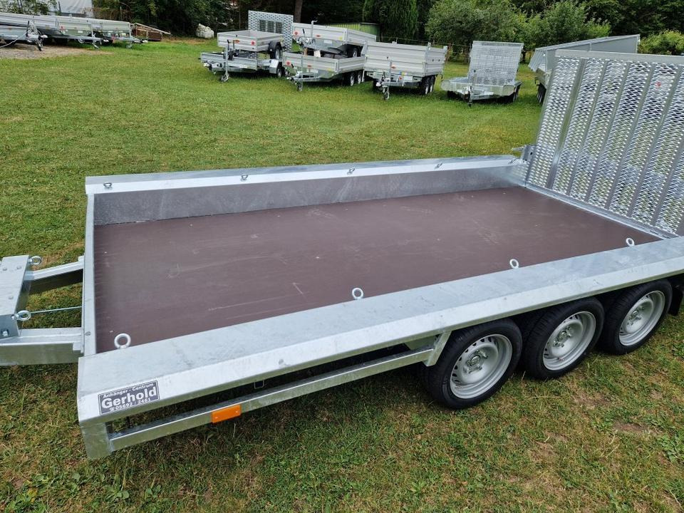 Tridem Maschinentransporter 3,5t, PKW-Anhänger 4,8 x 1,8m - Remorque porte engin: photos 3 Tridem Maschinentransporter 3,5t, PKW-Anhänger 4,8 x 1,8m - Remorque porte engin: photos 3