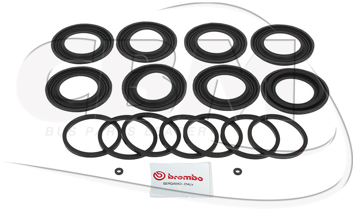 BREMBO CALLIPER SEAL KIT - ZF (50130477501) - Étrier de frein pour Bus: photos 1 BREMBO CALLIPER SEAL KIT - ZF (50130477501) - Étrier de frein pour Bus: photos 1