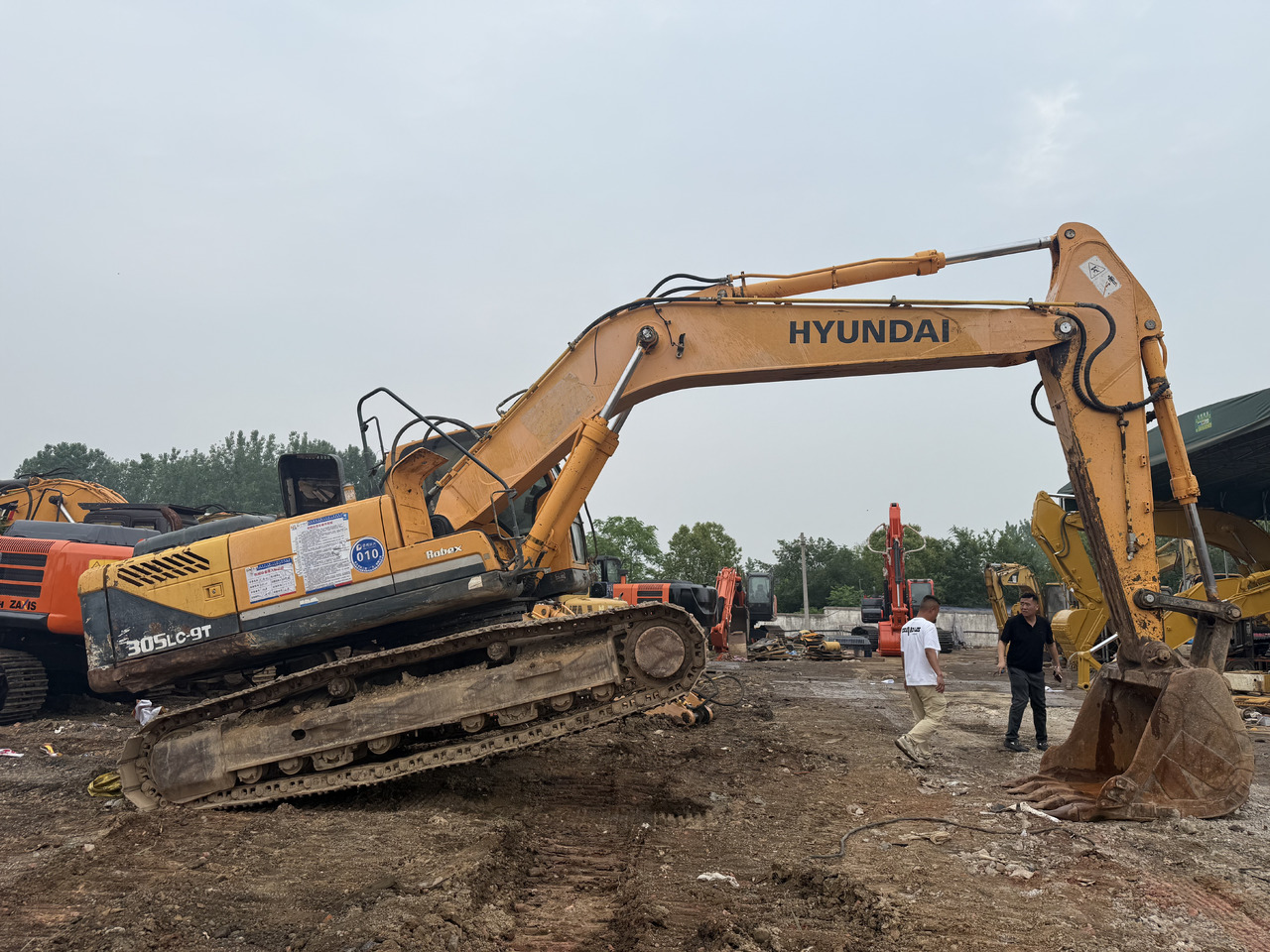 Hyundai 305-9t - Pelle sur chenille: photos 3 Hyundai 305-9t - Pelle sur chenille: photos 3