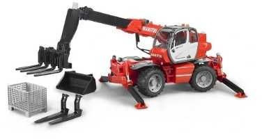 Manitou teleskopowy MRT 2150 z akcesoriami Bruder 02129 - Chariot télescopique: photos 1 Manitou teleskopowy MRT 2150 z akcesoriami Bruder 02129 - Chariot télescopique: photos 1