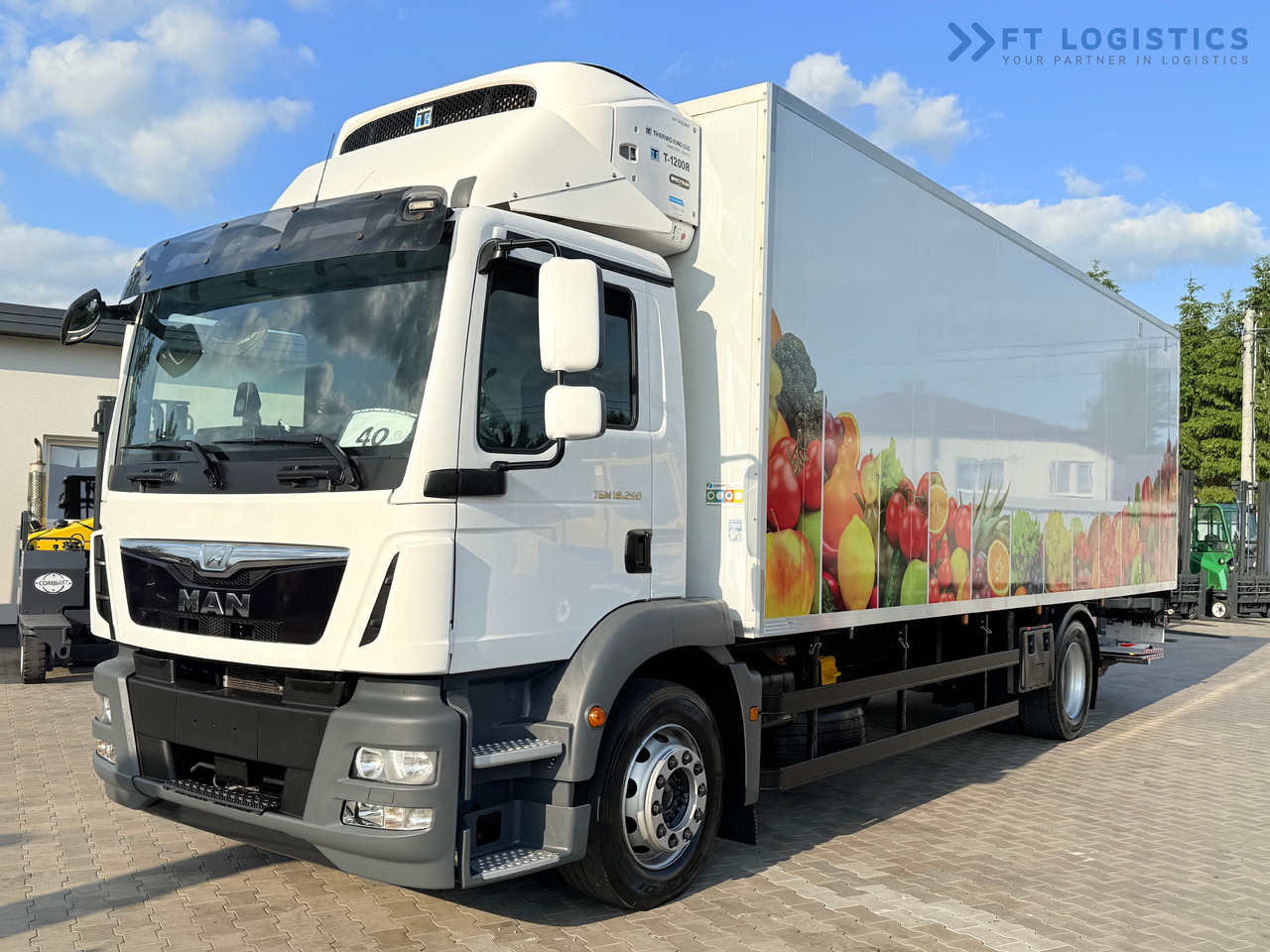 MAN TGM 18.290 / THERMOKING T-1200R / BI-TEMPERATURE / 19 PALLETS / 90% TYRES / EXCELLENT CONDITION / DHOLLANDIA TAIL LIFT / SIDE DOOR / PAYLOAD 8,220 KG - Camion frigorifique: photos 1 MAN TGM 18.290 / THERMOKING T-1200R / BI-TEMPERATURE / 19 PALLETS / 90% TYRES / EXCELLENT CONDITION / DHOLLANDIA TAIL LIFT / SIDE DOOR / PAYLOAD 8,220 KG - Camion frigorifique: photos 1