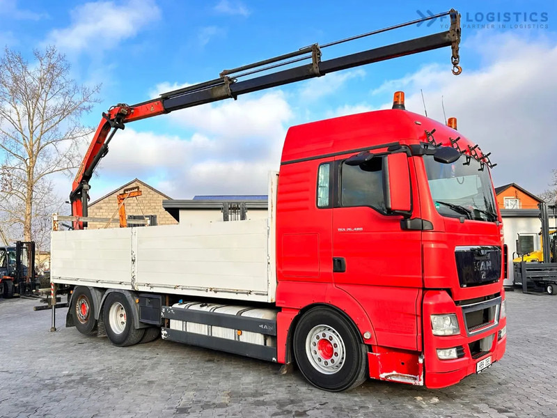 MAN TGX 26.480 Ciężarówka burtowa MAN TGX 26.480 6X2 / PALFINGER PK9002-EH B Crane / 80% Michelin Tire Dodać do ulubionych - Camion grue: photos 5 MAN TGX 26.480 Ciężarówka burtowa MAN TGX 26.480 6X2 / PALFINGER PK9002-EH B Crane / 80% Michelin Tire Dodać do ulubionych - Camion grue: photos 5