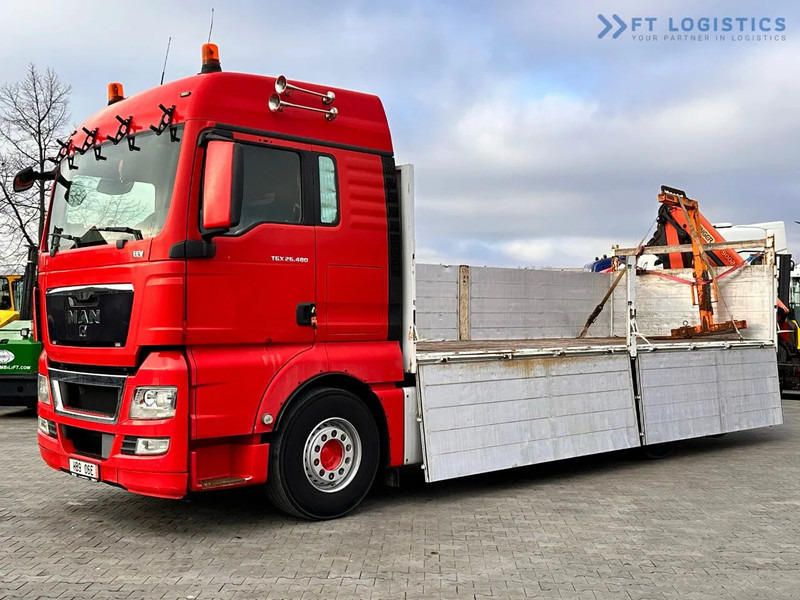 MAN TGX 26.480 Ciężarówka burtowa MAN TGX 26.480 6X2 / PALFINGER PK9002-EH B Crane / 80% Michelin Tire Dodać do ulubionych - Camion grue: photos 2 MAN TGX 26.480 Ciężarówka burtowa MAN TGX 26.480 6X2 / PALFINGER PK9002-EH B Crane / 80% Michelin Tire Dodać do ulubionych - Camion grue: photos 2