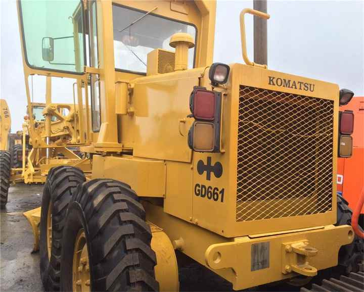 Niveleuse Japan Original Used Komatsu GD661A-1 Motor Grader GD661 in Condition: photos 6