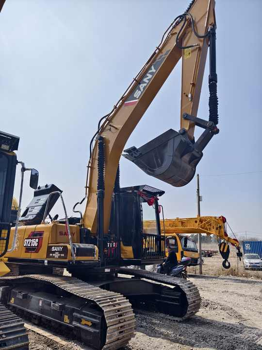 Used Heavy Construction Equipment Sany Sy215 Excavator Used Machine - Pelle sur chenille: photos 3 Used Heavy Construction Equipment Sany Sy215 Excavator Used Machine - Pelle sur chenille: photos 3