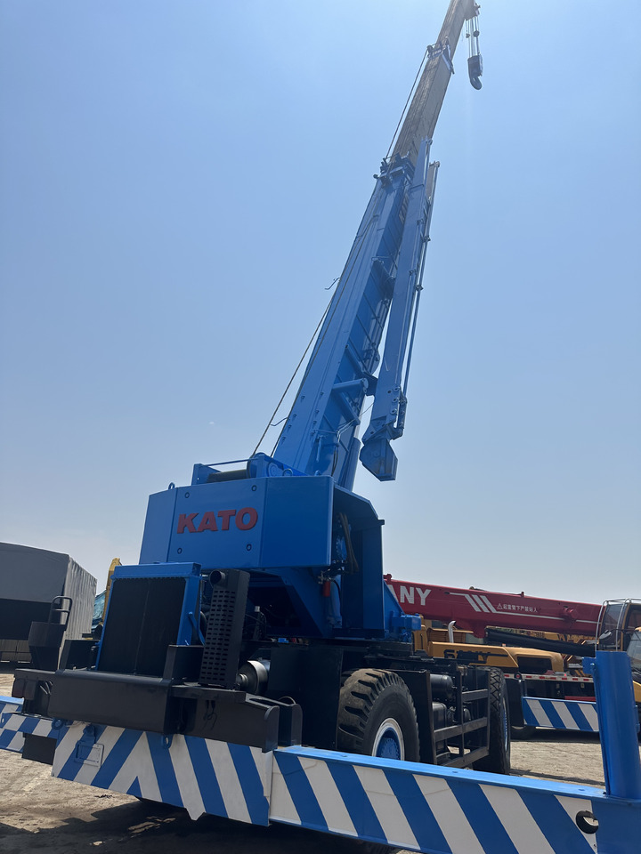 Grue automotrice lente KATO KR500H SS500 KR50H 50 Ton rough terrain crane: photos 7