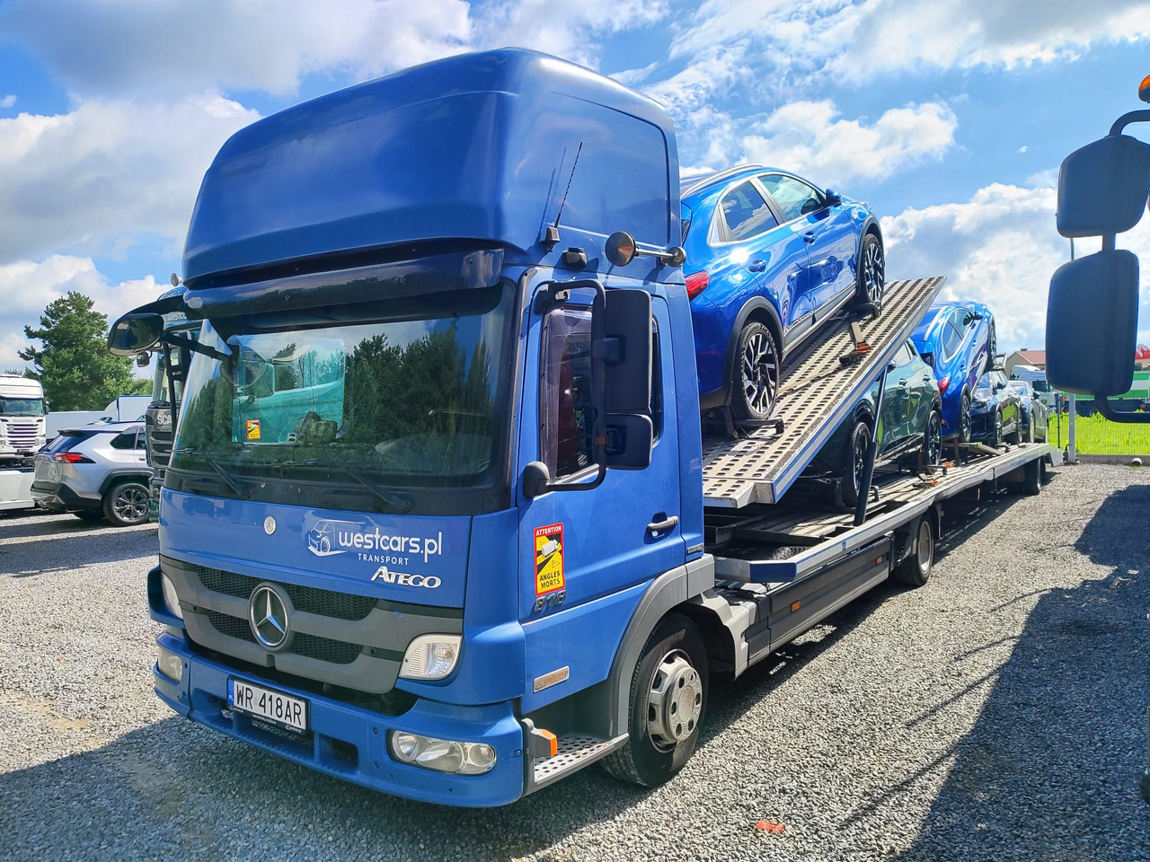 MERCEDES-BENZ ATEGO - Camion porte-voitures: photos 4 MERCEDES-BENZ ATEGO - Camion porte-voitures: photos 4