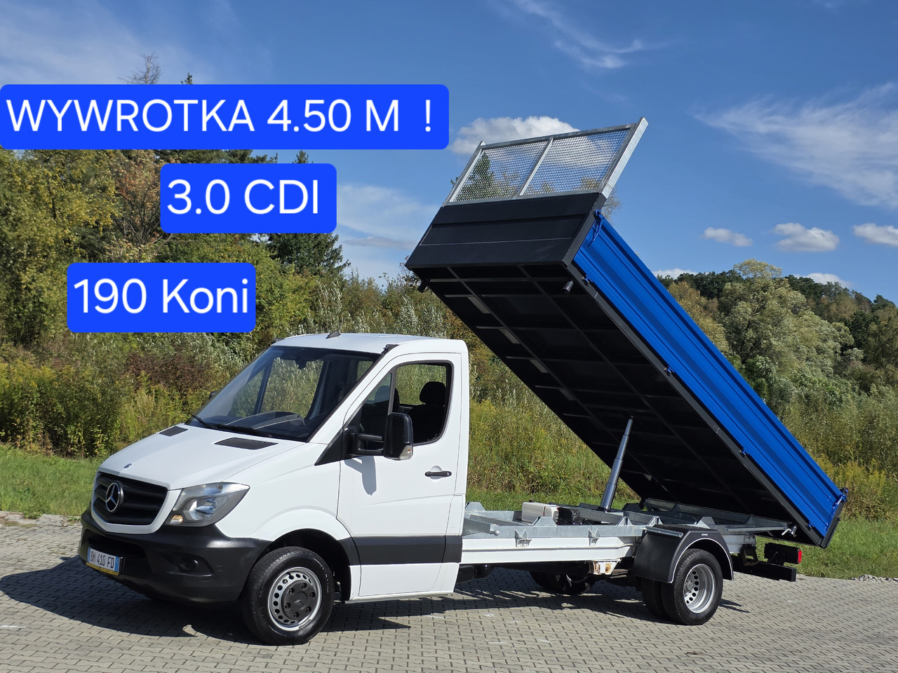 MERCEDES-BENZ Sprinter 419 CDI Wywrotka 4.50 M ! Kiper 3-Stronny ! Klima ! 3.0 CDI * 190 Km ! - Utilitaire benne: photos 1 MERCEDES-BENZ Sprinter 419 CDI Wywrotka 4.50 M ! Kiper 3-Stronny ! Klima ! 3.0 CDI * 190 Km ! - Utilitaire benne: photos 1