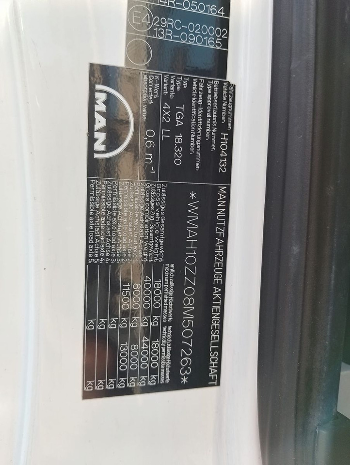 Camion porte-conteneur/ Caisse mobile MAN TGA 18 320: photos 18 Camion porte-conteneur/ Caisse mobile MAN TGA 18 320: photos 18