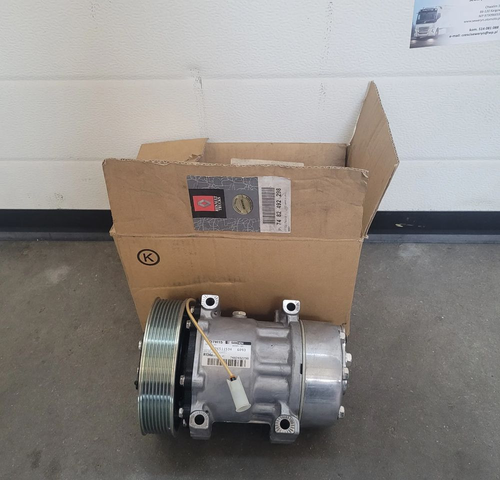 POMPA KLIMATYZACJI RENAULT RANGE T GAMA ORYGINAŁ NOWA CHWALIM116 7482492298 - Système de refroidissement pour Camion: photos 1 POMPA KLIMATYZACJI RENAULT RANGE T GAMA ORYGINAŁ NOWA CHWALIM116 7482492298 - Système de refroidissement pour Camion: photos 1