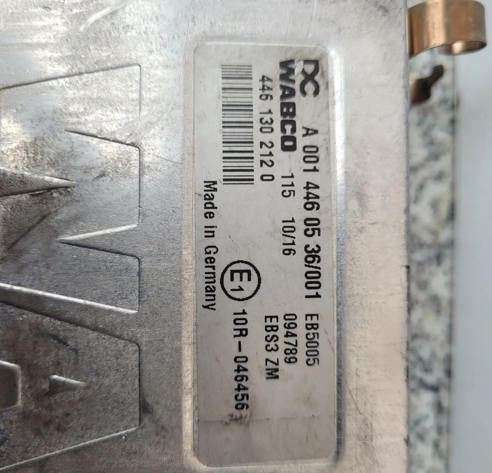 STEROWNIK WABCO MERCEDES ACTROS A0014460536/001 CHWALIM116 - Bloc de gestion pour Camion: photos 2 STEROWNIK WABCO MERCEDES ACTROS A0014460536/001 CHWALIM116 - Bloc de gestion pour Camion: photos 2