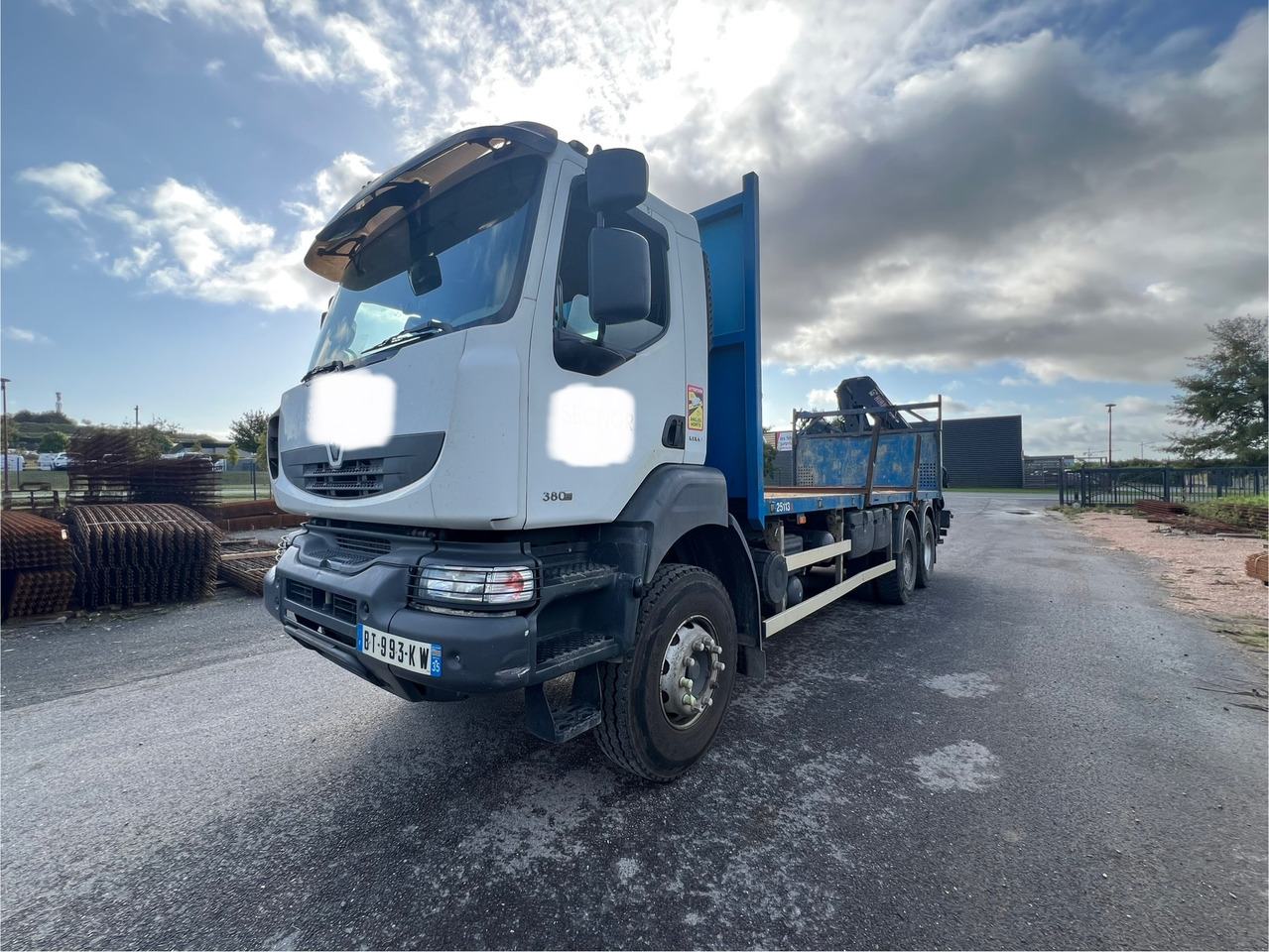 RENAULT plateau grue radio commandée 380 DXI - Camion grue: photos 2 RENAULT plateau grue radio commandée 380 DXI - Camion grue: photos 2