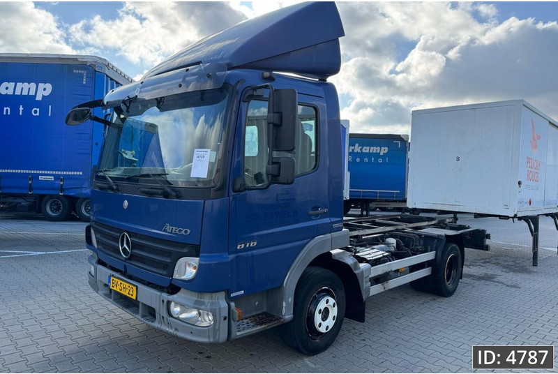 Camion porte-conteneur/ Caisse mobile Mercedes-Benz Atego 816 Day Cab, Euro 5, BDF / EPS automatic / standklima / Hydraulic system: photos 1