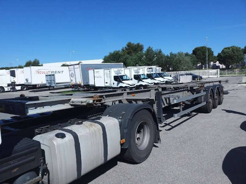 Semi-remorque 3 Essieux 38 TONNES CHARIOT COULISSANT - Semi-remorque porte-conteneur/ Caisse mobile: photos 3 Semi-remorque 3 Essieux 38 TONNES CHARIOT COULISSANT - Semi-remorque porte-conteneur/ Caisse mobile: photos 3