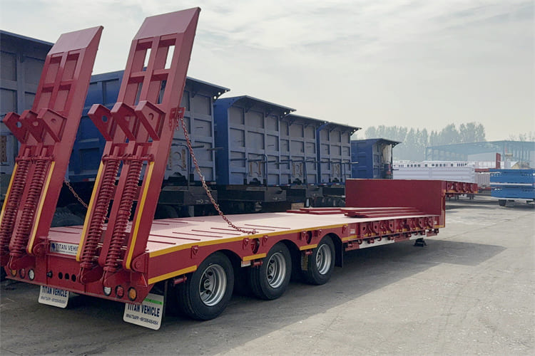 TITAN 100t Lowbed Trailer for Sale in Tanzania - Semi-remorque surbaissé: photos 4 TITAN 100t Lowbed Trailer for Sale in Tanzania - Semi-remorque surbaissé: photos 4