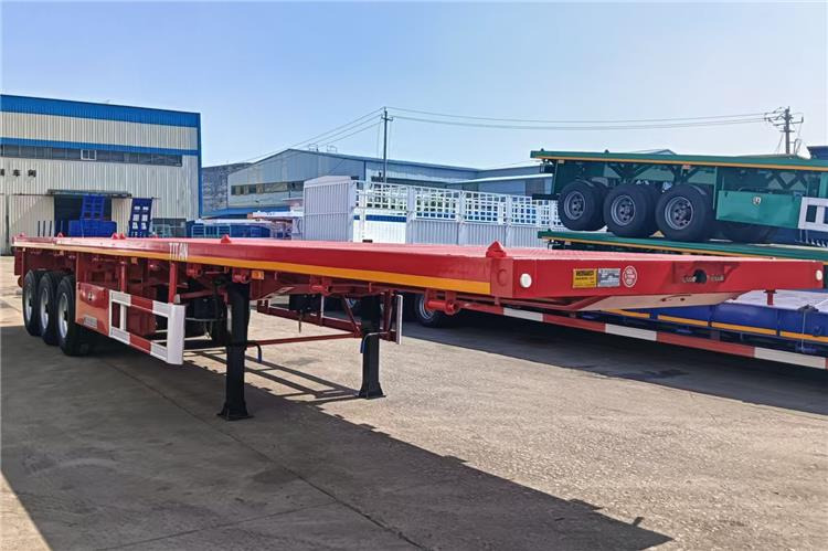 TITAN 2025 New China Flatbed Trailer with Single Tires In Kenya - Semi-remorque châssis: photos 2 TITAN 2025 New China Flatbed Trailer with Single Tires In Kenya - Semi-remorque châssis: photos 2