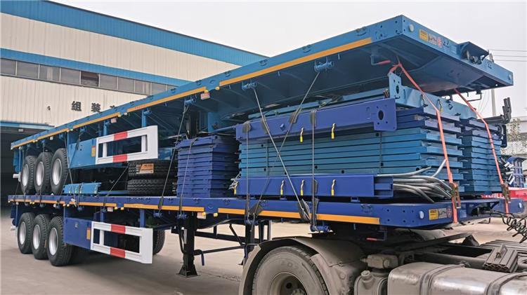 TITAN 3 Axle Flatbed Trailer will be ship to Zambia - Semi-remorque plateau: photos 2 TITAN 3 Axle Flatbed Trailer will be ship to Zambia - Semi-remorque plateau: photos 2