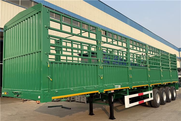 TITAN 4 Axle 80 Ton Livestock Semi Trailer for Sale In Sudan - Semi-remorque bétaillère: photos 1 TITAN 4 Axle 80 Ton Livestock Semi Trailer for Sale In Sudan - Semi-remorque bétaillère: photos 1