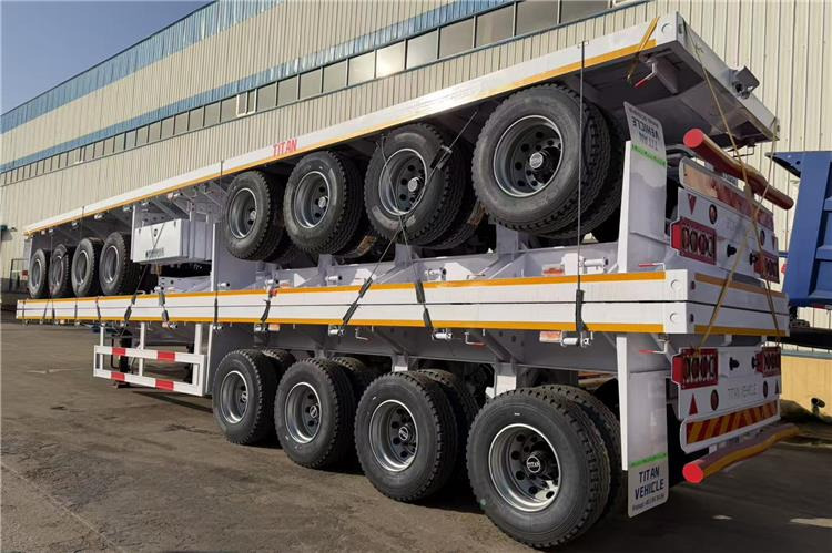 TITAN 4 Axle Flatbed Trailer for Sale In Saudi Arabia - Semi-remorque plateau: photos 2 TITAN 4 Axle Flatbed Trailer for Sale In Saudi Arabia - Semi-remorque plateau: photos 2