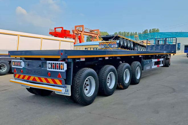 TITAN 4 Axle Flatbed Trailer for Sale in Zimbabwe - Semi-remorque plateau: photos 2 TITAN 4 Axle Flatbed Trailer for Sale in Zimbabwe - Semi-remorque plateau: photos 2