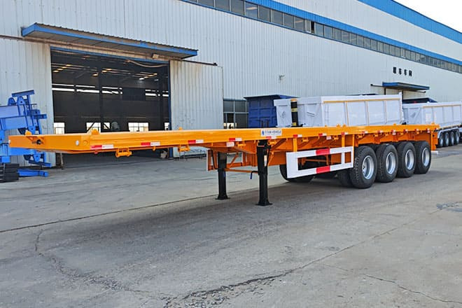 TITAN 40 Foot Flatbed Semi Trailer for Sale in Saudi Arabia - Semi-remorque plateau: photos 3 TITAN 40 Foot Flatbed Semi Trailer for Sale in Saudi Arabia - Semi-remorque plateau: photos 3