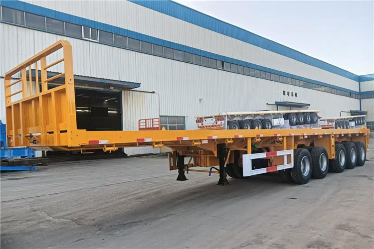 TITAN 5 Axle 13M Flatbed Trailer Price for Sale In Zimbabwe - Semi-remorque plateau: photos 2 TITAN 5 Axle 13M Flatbed Trailer Price for Sale In Zimbabwe - Semi-remorque plateau: photos 2