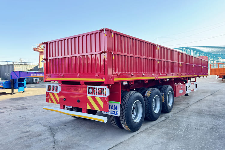 TITAN Drop Side Trailer for Sale in Mali - Semi-remorque plateau: photos 2 TITAN Drop Side Trailer for Sale in Mali - Semi-remorque plateau: photos 2