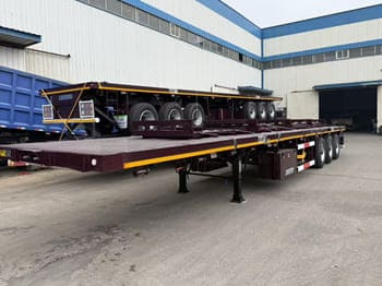 TITAN Semi Truck Flatbed Traile for Sale in Saudi Arabia - Semi-remorque plateau: photos 1 TITAN Semi Truck Flatbed Traile for Sale in Saudi Arabia - Semi-remorque plateau: photos 1