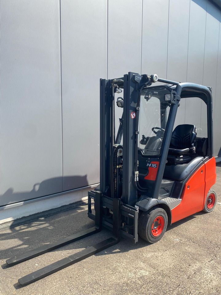 Linde Linde H 16 T - 2.575 h - Seitenschieber - - Chariot élévateur à gaz: photos 1 Linde Linde H 16 T - 2.575 h - Seitenschieber - - Chariot élévateur à gaz: photos 1