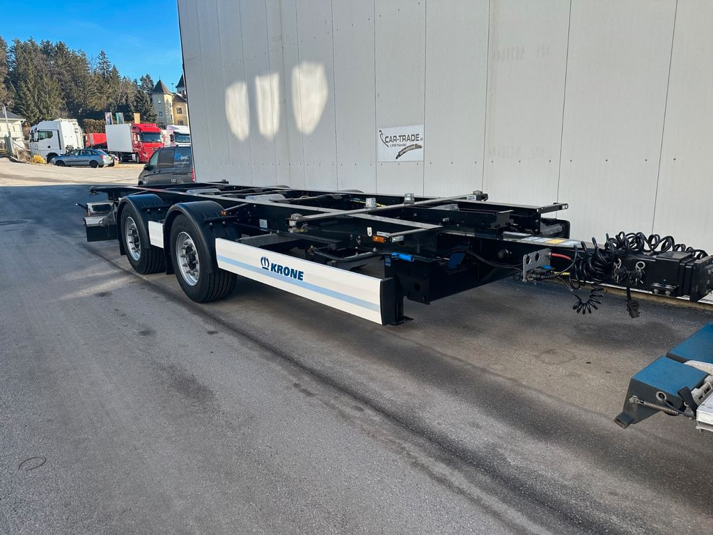Krone ZZW 18elE10 Tadem BPW Maxi - Remorque porte-conteneur/ Caisse mobile: photos 2 Krone ZZW 18elE10 Tadem BPW Maxi - Remorque porte-conteneur/ Caisse mobile: photos 2