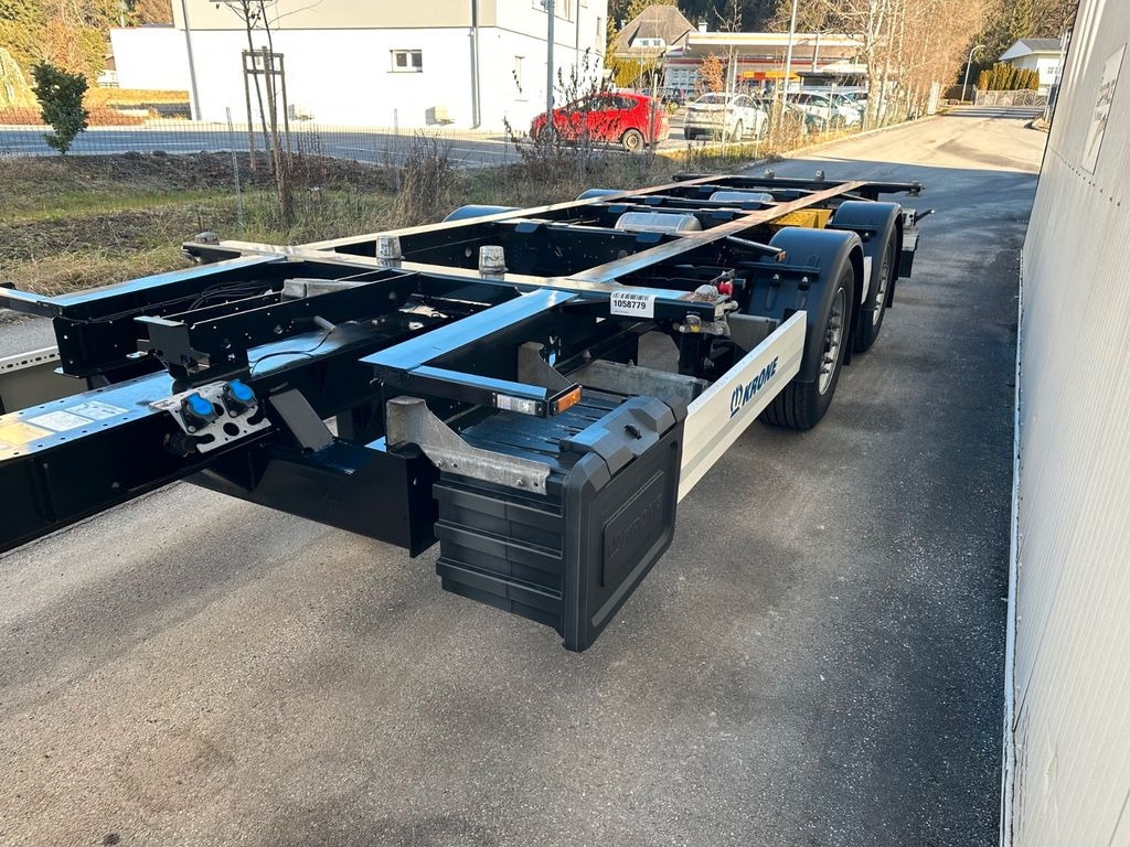 Krone ZZW 18elE10 Tadem BPW Maxi - Remorque porte-conteneur/ Caisse mobile: photos 1 Krone ZZW 18elE10 Tadem BPW Maxi - Remorque porte-conteneur/ Caisse mobile: photos 1