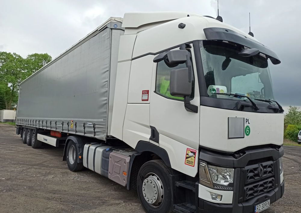 Renault T - Tracteur routier, Semi-remorque rideaux coulissants: photos 1 Renault T - Tracteur routier, Semi-remorque rideaux coulissants: photos 1