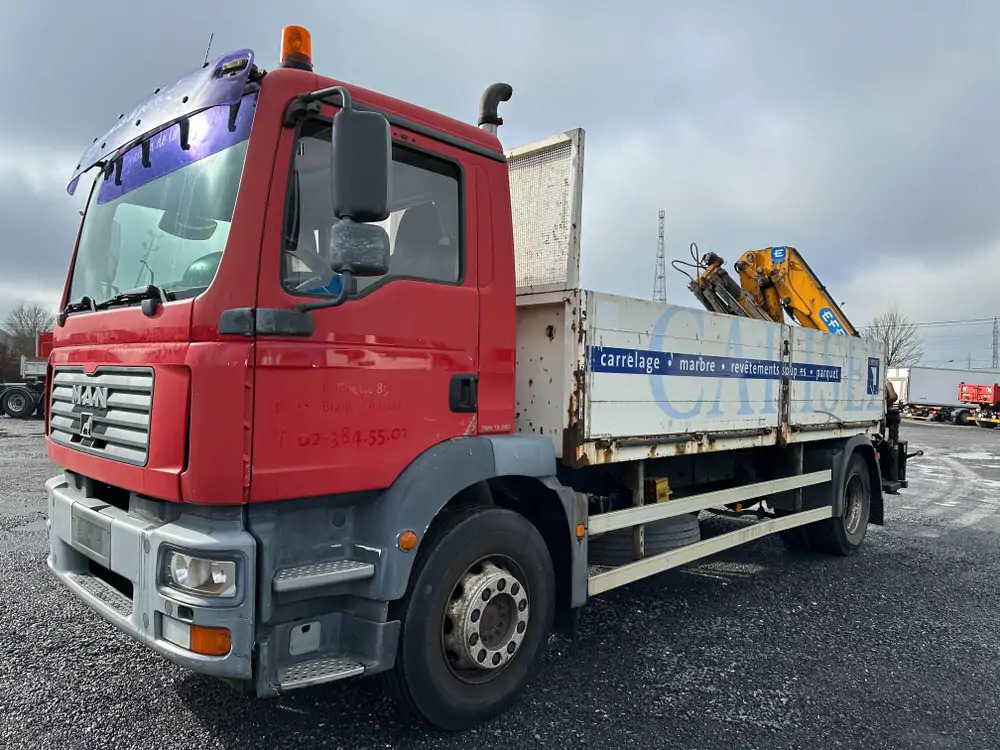 MAN TGM 18.280 *202000 km*Grue EFFER type 120 3 S*PREMIER PROPRIO - Camion grue, Camion plateau: photos 1 MAN TGM 18.280 *202000 km*Grue EFFER type 120 3 S*PREMIER PROPRIO - Camion grue, Camion plateau: photos 1