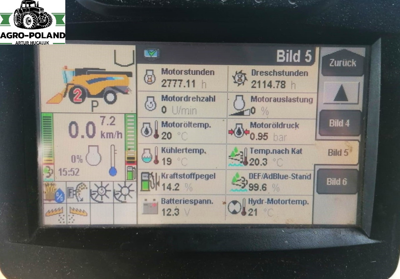 NEW HOLLAND CX 6080 - 2114/2777 h - 2014 ROK + VARIFEED 6,09 M - Moissonneuse-batteuse: photos 5 NEW HOLLAND CX 6080 - 2114/2777 h - 2014 ROK + VARIFEED 6,09 M - Moissonneuse-batteuse: photos 5