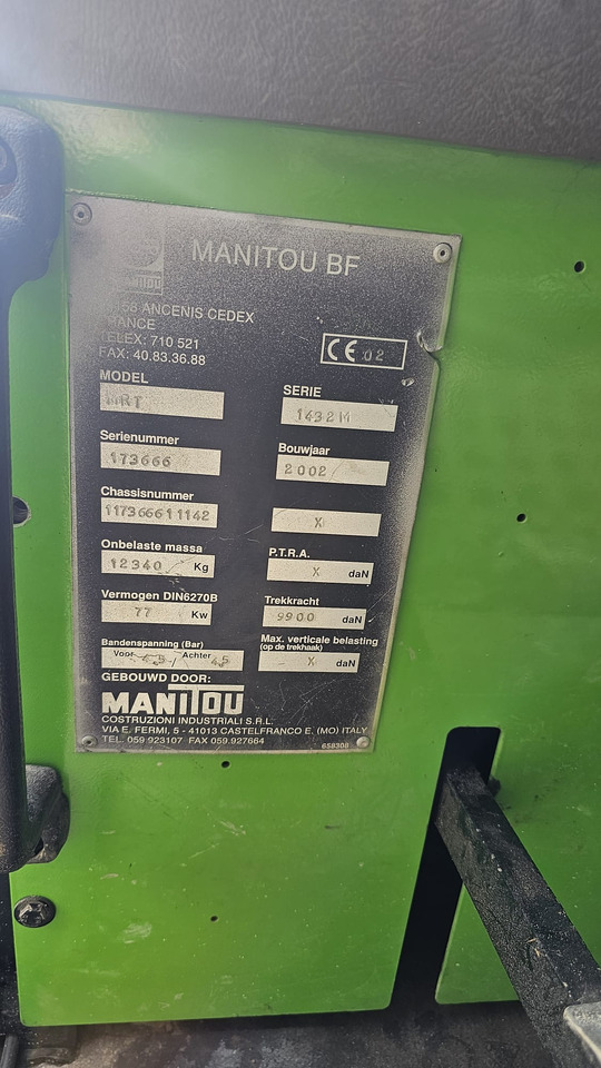 Manitou MRT 1432 Rotating Telehandler - Chariot télescopique: photos 4 Manitou MRT 1432 Rotating Telehandler - Chariot télescopique: photos 4