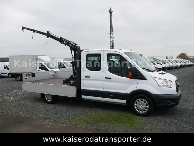 Ford Transit FT 350 L4 HA DoKa Pritsche+Kran Klima - Utilitaire plateau: photos 1 Ford Transit FT 350 L4 HA DoKa Pritsche+Kran Klima - Utilitaire plateau: photos 1