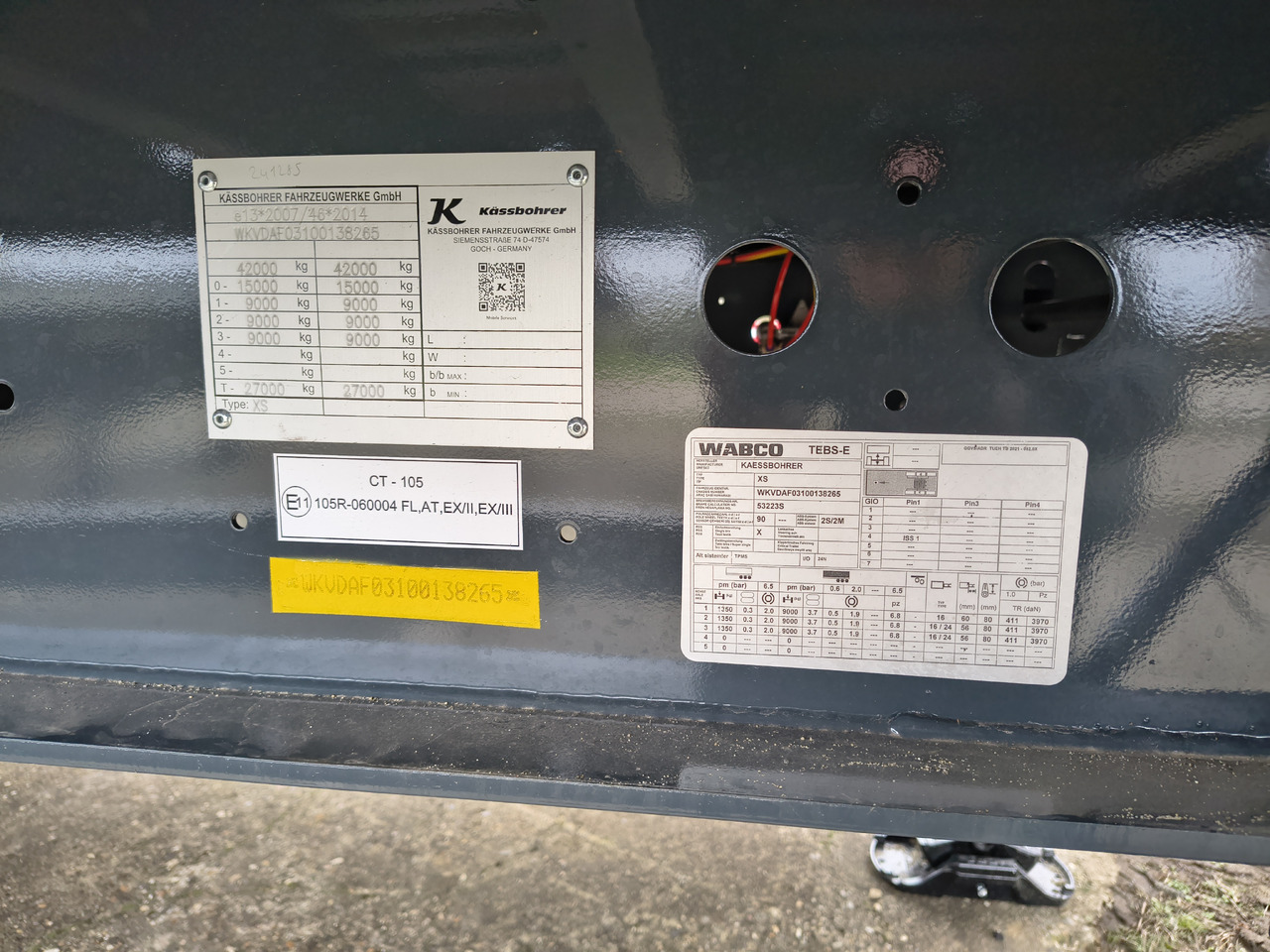 Semi-remorque neuf Kässbohrer K.PSB 3: photos 13 Semi-remorque neuf Kässbohrer K.PSB 3: photos 13