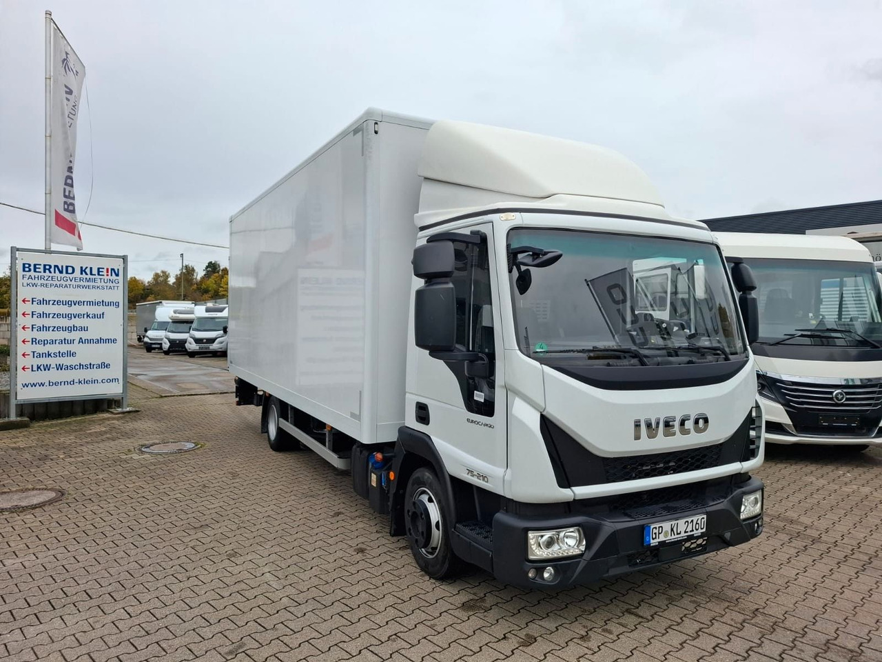 Iveco ML75-210P,LBW,Klima,Automatik,Spoiler, - Camion fourgon: photos 1 Iveco ML75-210P,LBW,Klima,Automatik,Spoiler, - Camion fourgon: photos 1
