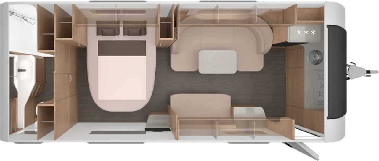 Wohnwagen Knaus Südwind 650 PXB 60 YEARS - Caravane: photos 2 Wohnwagen Knaus Südwind 650 PXB 60 YEARS - Caravane: photos 2