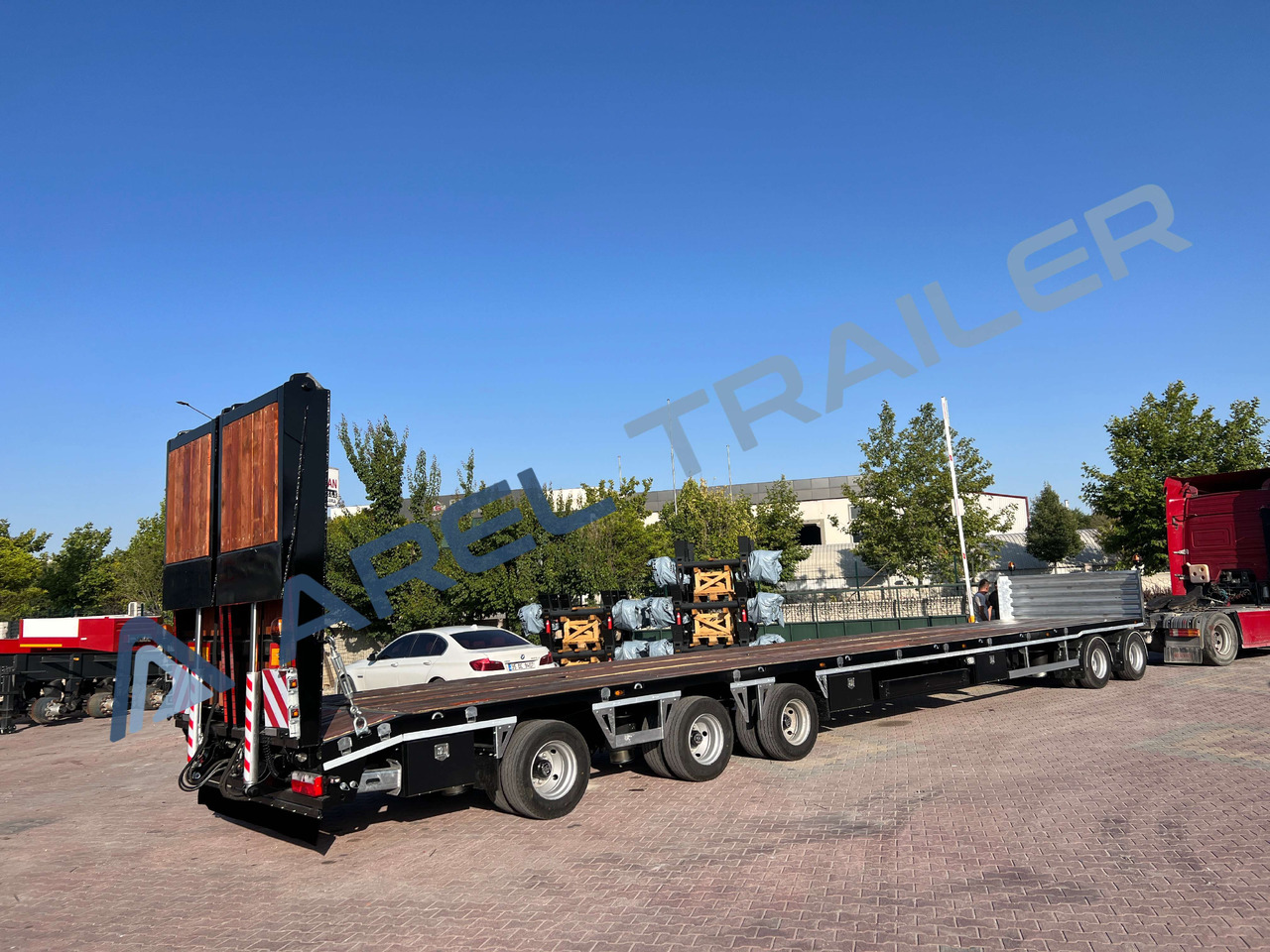 AREL TRAILER 3+2 5 AXLE DRAWBAR REMORQUE TRAILER - Remorque porte-engin surbaissée: photos 4 AREL TRAILER 3+2 5 AXLE DRAWBAR REMORQUE TRAILER - Remorque porte-engin surbaissée: photos 4