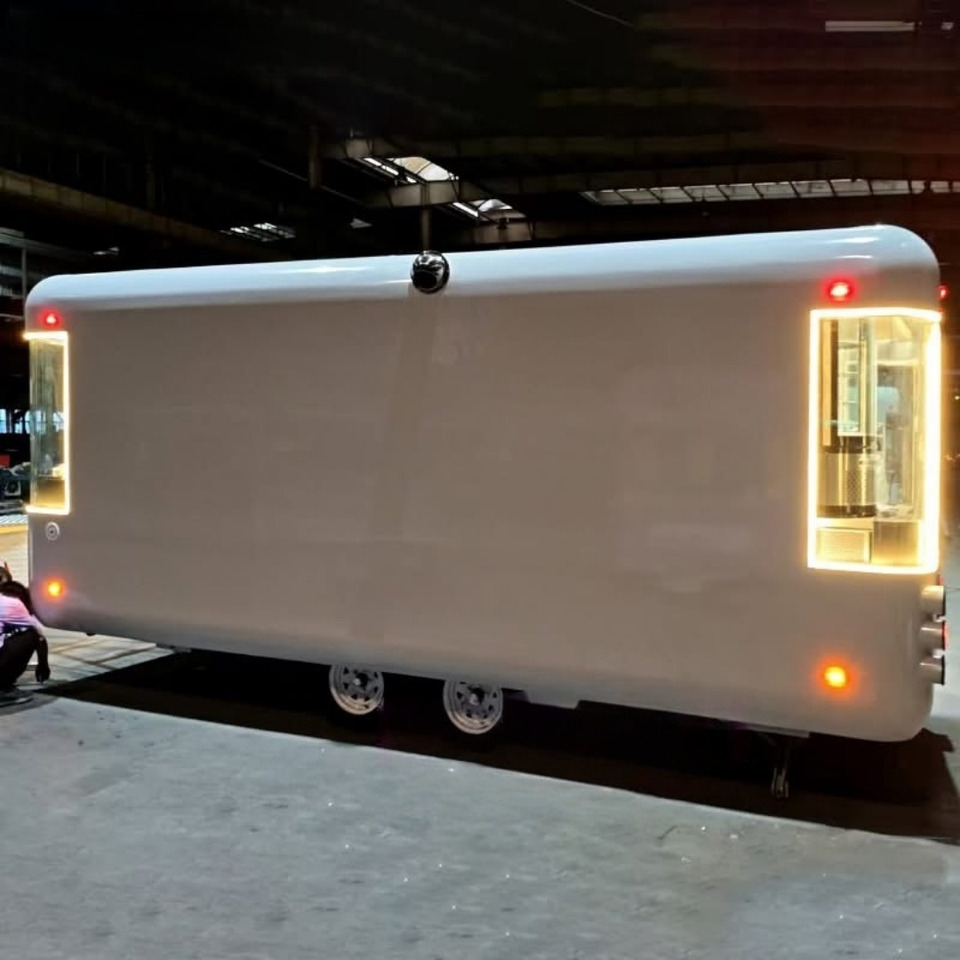 EU Standard air Stream Food Trailer Fully Equipped Food Truck Gas Food Cart Food - Remorque magasin: photos 5 EU Standard air Stream Food Trailer Fully Equipped Food Truck Gas Food Cart Food - Remorque magasin: photos 5