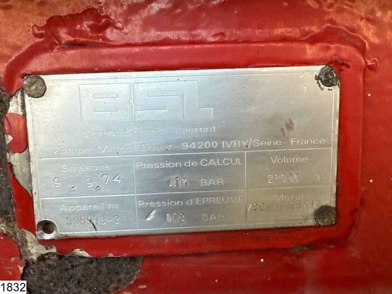 BSL Food 28000 Liter, 6 Compartments, Stainless steel tank - Semi-remorque citerne: photos 4 BSL Food 28000 Liter, 6 Compartments, Stainless steel tank - Semi-remorque citerne: photos 4