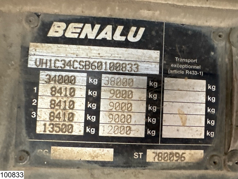 Benalu kipper 25.6 m3 - Semi-remorque benne: photos 4 Benalu kipper 25.6 m3 - Semi-remorque benne: photos 4