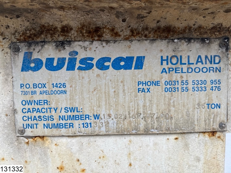 Buiscar HD36 10ft, 20ft, 30ft, 36.000KG - Semi-remorque porte-conteneur/ Caisse mobile: photos 5 Buiscar HD36 10ft, 20ft, 30ft, 36.000KG - Semi-remorque porte-conteneur/ Caisse mobile: photos 5