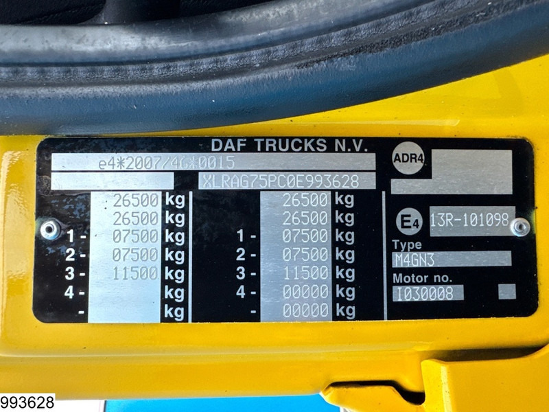 DAF 75 CF 250 EURO 5, Retarder, Geesink - Camion hydrocureur: photos 5 DAF 75 CF 250 EURO 5, Retarder, Geesink - Camion hydrocureur: photos 5